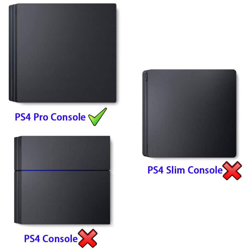 Support de base stable pour PS4 Pro et Slim, support vertical avec dissipation de chaleur, installation facile par simple pression, pieds 2