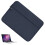 Bolsa para computador, design moderno, fina, protetora, acolchoada e com zíper para laptops de 13/15 polegadas, capa protetora compatível com 1