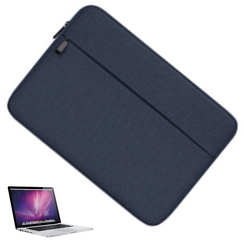 Bolsa para computador, design moderno, fina, protetora, acolchoada e com zíper para laptops de 13/15 polegadas, capa protetora compatível com