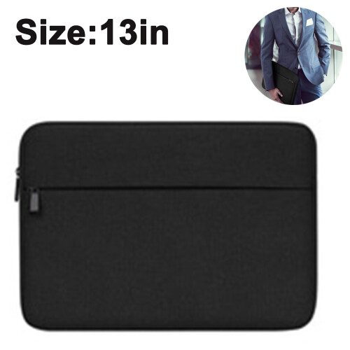 Bolsa para computador, design moderno, fina, protetora, acolchoada e com zíper para laptops de 13/15 polegadas, capa protetora compatível com 1