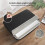 Bolsa para computador, design moderno, fina, protetora, acolchoada e com zíper para laptops de 13/15 polegadas, capa protetora compatível com 7