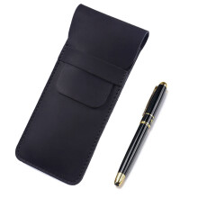 Elegant Technology Pen Protective Cover, Vintage Pu Clamshell Design For Rollerball Pen And Ballpoint Pens, Best For College Or University