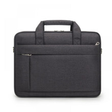 Business Laptop Briefcase with Shock Absorbing Padding Waterproof Oxford Cloth Detachable Shoulder Strap for Men and Women Spacious Sleeve and Hidden