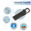 Εύχρηστη γνήσια μονάδα flash USB, ο σχεδιασμός με κρύσταλλα προσθέτει μια πινελιά 4