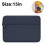 Bolsa para computador, design moderno, fina, protetora, acolchoada e com zíper para laptops de 13/15 polegadas, capa protetora compatível com 2