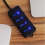 Φιλικός προς το χρήστη σχεδιασμός USB Hub3.0, εξαιρετικά μακρύ καλώδιο με τροφοδοτικό 6