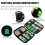 Voyager Elite Electronics Organizer, Αδιάβροχη τσάντα αποθήκευσης καλωδίου με ρυθμιζόμενα 7