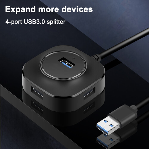 Διαχωριστής USB C, 4 θύρες USB3.0 για συνδεσιμότητα υψηλής ταχύτητας, εύκολο στη 2