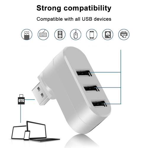 Plug and Play Usb3.0 Hub, den rejsendes bedste ven til uovertruffen dataoverførsel 2
