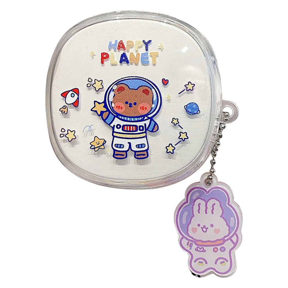 Stylish Tpu Earphone Case Vintage Phone Theme Compatible With Baseus Wm01 Shock Resistant Cartoon Keychain Decorative Protection For Travel And Home 9012494501254