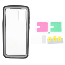 Zeer responsief aanraakgevoelig hoesje voor Samsung Galaxy S20 Plus met ingebouwde schermbeschermer, compatibel met draadloos opladen, dubbellaags,