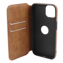 Peňaženkové puzdro pre iPhone 11 s RFID blokovaním, výklopným krytom z pravej kože s magnetickým zapínaním, nárazuvzdorným dizajnom a
