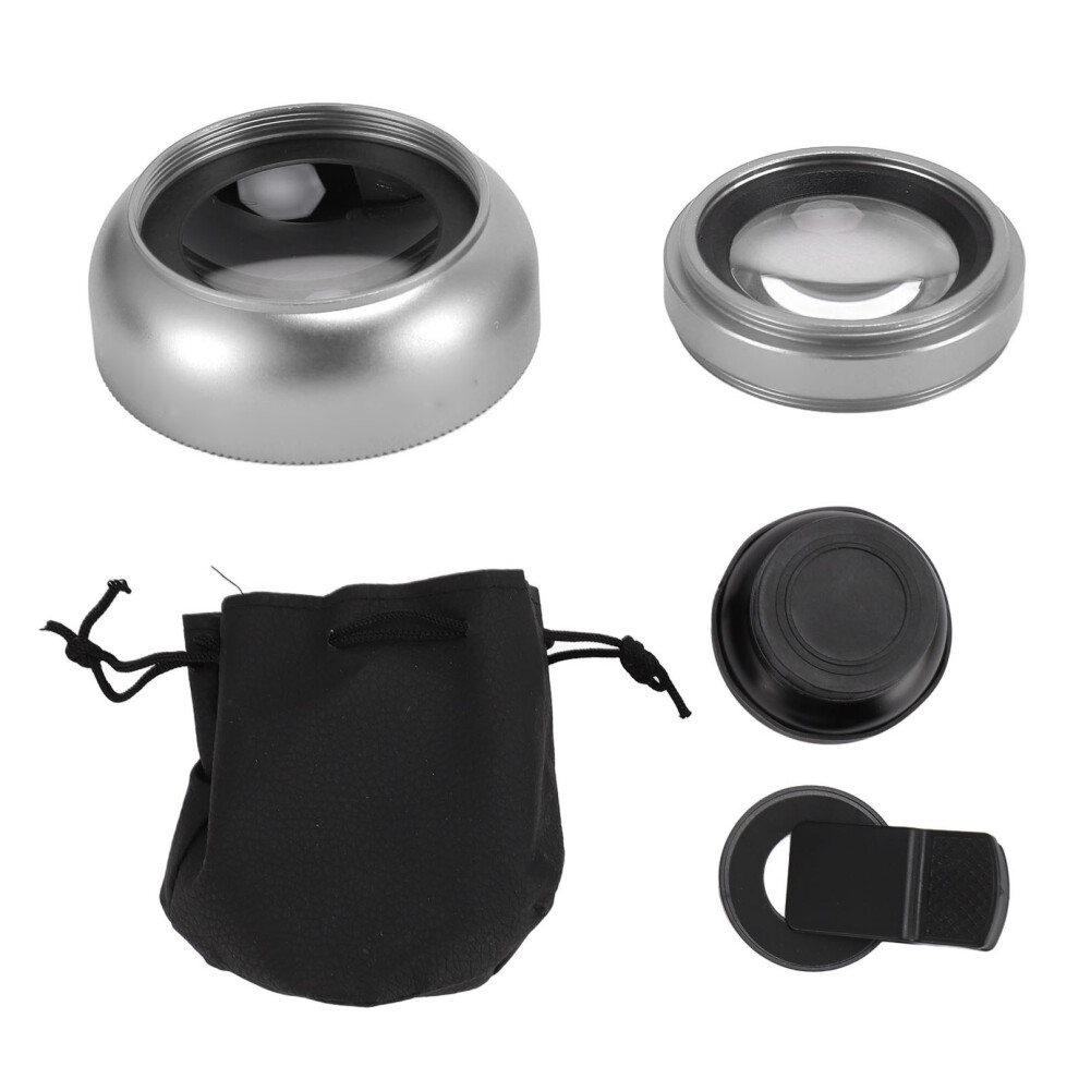 Hd Smartphone Lens Attachment, Filter Lens For Underwater Imaging 0.45X Wide Angle 12.5X Macro With Anti-Glare Coating, Universal Fit Mobile Pho Coral 9012494607581