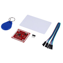 Módulo Leitor RFID NFC com Suporte para Cartão Mifare, Compatível com ISO/IEC14443-4, Arduino e Raspberry Pi, Interface I2C, SPI e HSU, Leitor
