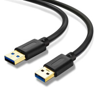 Superszybkie urządzenie peryferyjne USB, uniwersalny kabel USB 3.0A do A, szybki transfer danych do drukarek, dysków twardych, łączy urządzenia