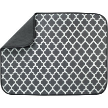 Tapis de cuisine innovant en nid d'abeille, ultra-absorbant et élégant, idéal pour un usage quotidien. Dos en caoutchouc antidérapant et séchage