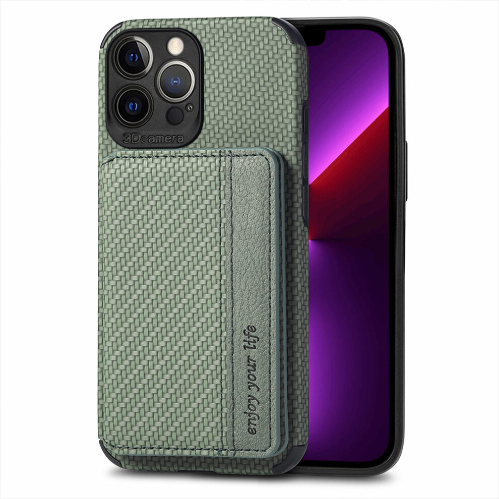Wallet Case For Iphone, Shockproof Tpu & Pu Leather Weave, Magnetic Closure, Credit Card Holder, Kickstand, Supports Wireless Charging & Anti-Lost Han 9012494610246
