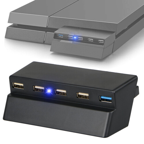 Game-Changing USB Hub, Designed Exclusively for PS4 Slim Edition Ensuring Perfect Aesthetics and Compatibility