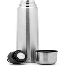 Rustfrit stål isoleret vandflaske til varme og kolde drikke, vakuumisoleret termokande med 24 timers temperaturbevarelse, lækagesikkert design, pr.