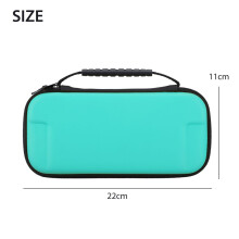 Tragbare Reisetasche, kompatibel mit Nintendo Switch Lite, stoßfeste Schutzhülle aus PU-Leder, mehrere Spielkartenfächer für EA