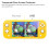 Estojo de transporte portátil, compatível com Nintendo Switch Lite, capa protetora rígida em couro PU resistente a impactos, com vários 4