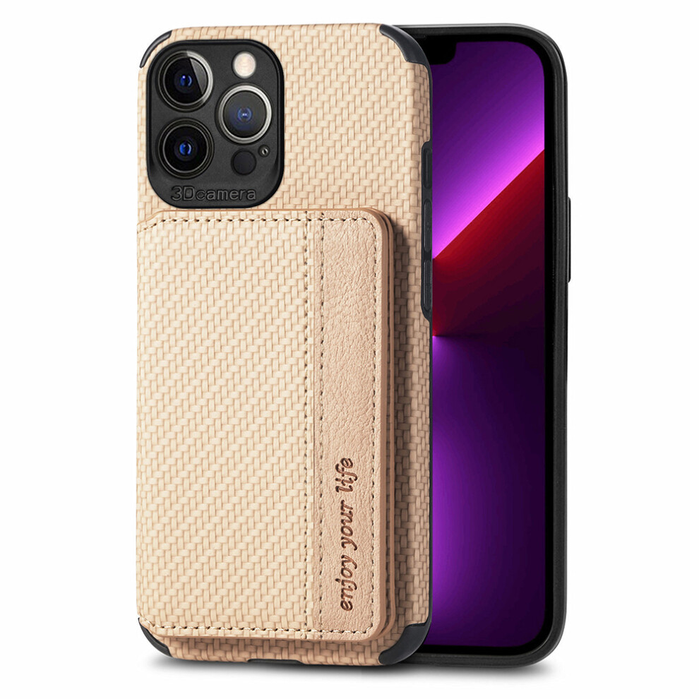 Wallet Case For Iphone, Shockproof Tpu & Pu Leather Weave, Magnetic Closure, Credit Card Holder, Kickstand, Supports Wireless Charging & Anti-Lost Han 9012494610253