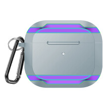 Carcasă de protecție cu deschidere flexibilă, protecție completă, rezistență la șocuri, material hibrid pentru AirPods Pro2, carabină