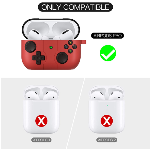 Θήκη σχεδιασμένη από Game Player για Airpods Pro, προστασία απορρόφησης κραδασμών με 1