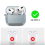 Συμβατή προστατευτική θήκη AirPods 3ης γενιάς, πλήρως ανθεκτική στις πτώσεις 2