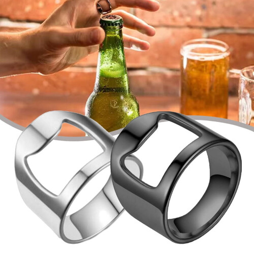32 stk. bartenderring bartenderring flaskeåbner rustfrit stål ring flaskeåbner ring flaskeåbner til bartendere, B 1