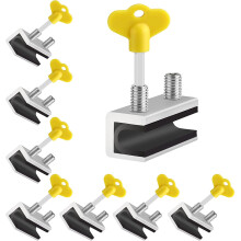 Window Locks, 7 Sets Sliding Door Window Locks Security Up and Down Window, Vinyl Double window locks for Child Proof Home Safety