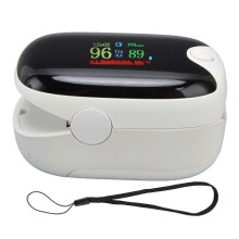 Portable Fingertip Oximeter Blood Oxygen Saturation Pulse Monitor Bluetooth Oximeter Meter White_usmddsa