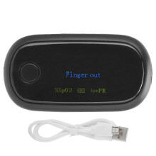 Fingertip pulsation Oximeter Rechargeable Blood Oxygen Saturation Monitor with Digital Display