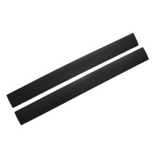 2 Pcs Black Silicone Stove Counter Gap Covers Heat Resistant Flexible Fit Kitchen Sealing Strips