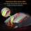 RGB BACKLIT PROGRAMMABLE, Ergonomic Design, Wired Gaming Mouse, 8 Programmable Buttons For Custom Macros, High-Precision Sensor Up To 3200 DPI, For Wi 4