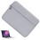 Bolsa para computador, design moderno, fina, protetora, acolchoada e com zíper para laptops de 13/15 polegadas, capa protetora compatível com 1