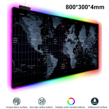 Desk Pad, Soft Material, Micro-Weave Cloth, Non-Slip Base, Washable, Plug & Play, For Gaming Or Office, 5Mm Thick Nylon Thread Stitched Edge