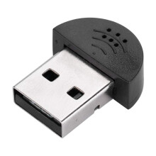 Microfon USB mini, lucrat manual în stil boho, cu lungime reglabilă pentru versatilitate, tehnologie de anulare a zgomotului care