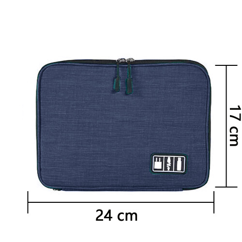 Voyager Elite Electronics Organizer, Αδιάβροχη τσάντα αποθήκευσης καλωδίου με ρυθμιζόμενα 2
