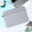 Bolsa para computador, design moderno, fina, protetora, acolchoada e com zíper para laptops de 13/15 polegadas, capa protetora compatível com 4