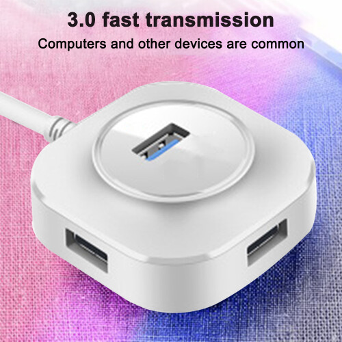 Διανομέας USB C 4 θυρών, μεταφορά δεδομένων υψηλής ταχύτητας 5Gbps, συμβατότητα 2