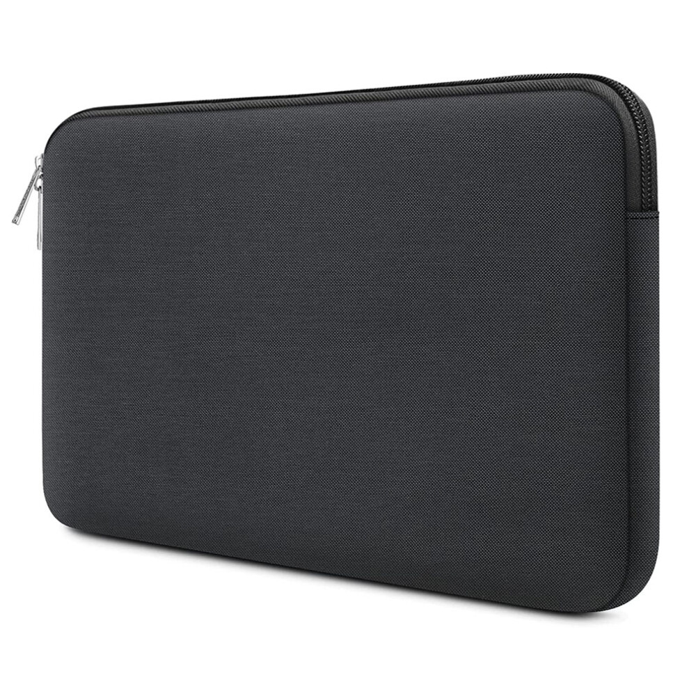 Elegant Hemp Laptop Sleeve Case, Slim Lightweight Canvas Bag With Extra Pocket, Protective Accessories For 14.1-15.4-Inch Laptops Gray 9147006683248