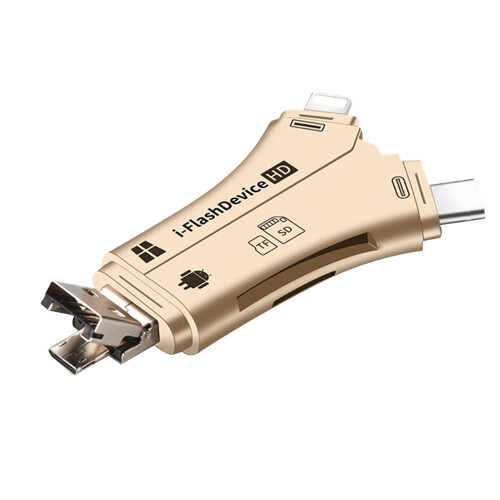 Συσκευή ανάγνωσης καρτών SD πολλαπλών θυρών plug and play, ευρεία συμβατότητα, κοινή 1