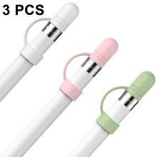 Tyylikäs silikonisuojus, lääketieteellisen luokan silikonimateriaali Apple Pencilille, helppo asentaa ja käyttää, katoamaton muotoilu,