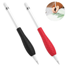 Siliconen beschermhoes voor Apple Pencil, ergonomisch ontwerp met hoogwaardige siliconen grip, antislip groef aan de binnenkant zorgt voor