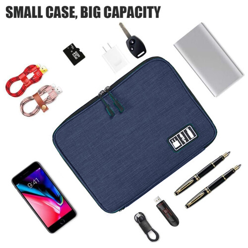 Voyager Elite Electronics Organizer, Αδιάβροχη τσάντα αποθήκευσης καλωδίου με ρυθμιζόμενα 1