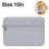 Bolsa para computador, design moderno, fina, protetora, acolchoada e com zíper para laptops de 13/15 polegadas, capa protetora compatível com 2