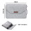 Capa protetora para laptop de 15 polegadas, capa de feltro de alta qualidade com forro interno de absorção de impacto, capa universal de feltro 5