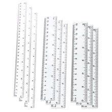 Quality Assurance for Your Measurements: Plastic Rulers with Clear Scales, Flexible Design, Durable Elastic Plastic, Easy Marking for Wide Application