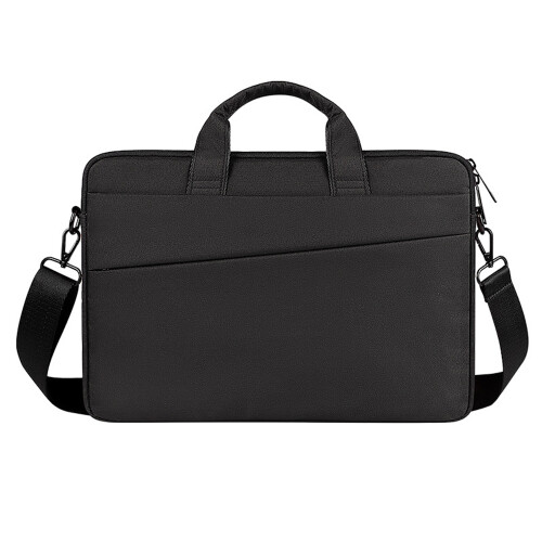 Capa de plástico reciclado do oceano, material resistente a impactos para notebook de 15,6 polegadas, design fino e leve, alça extensível para